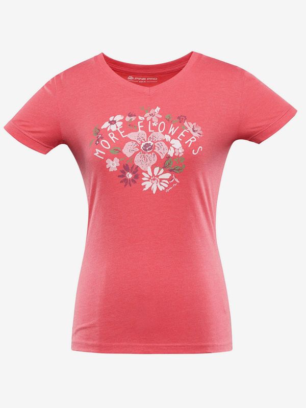 ALPINE PRO ALPINE PRO Nega T-shirt Cherven