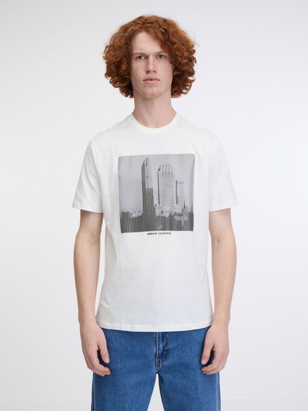 Armani Exchange Armani Exchange T-shirt Byal