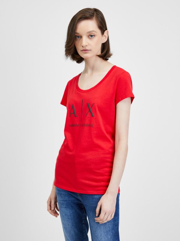 Armani Exchange Armani Exchange T-shirt Cherven