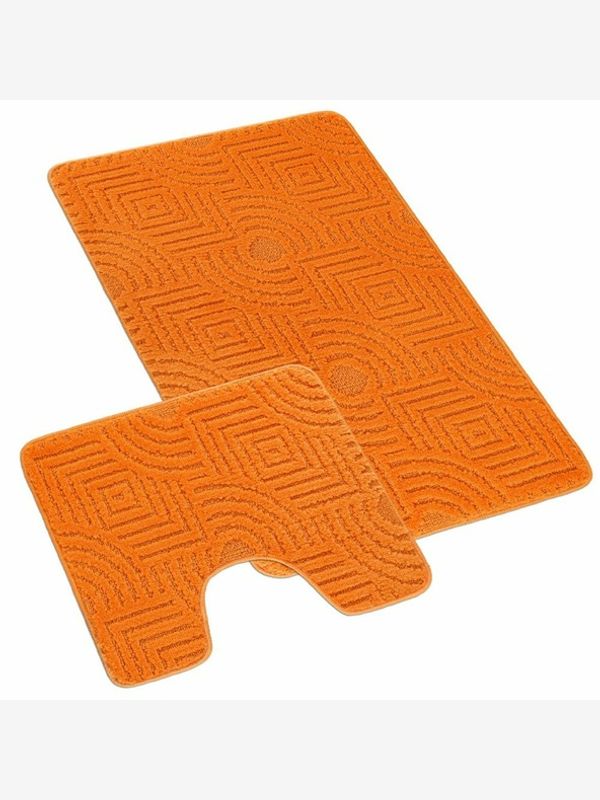 Bellatex Bellatex Set Подложка за баня Oranzhev