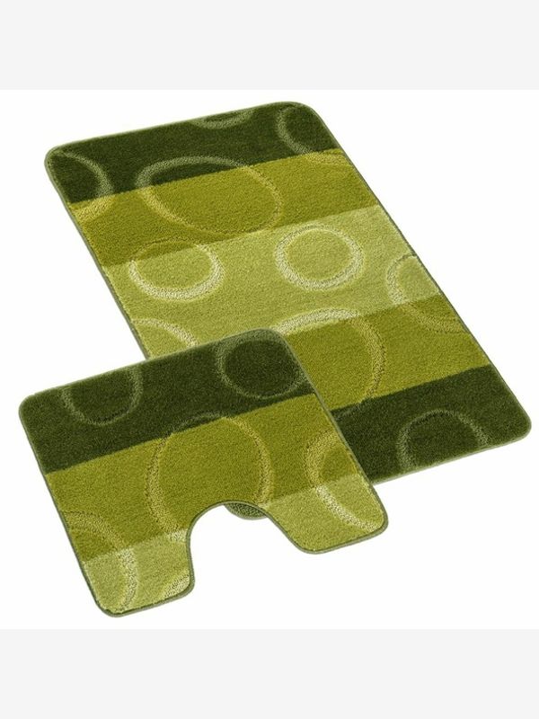 Bellatex Bellatex Set Подложка за баня Zelen