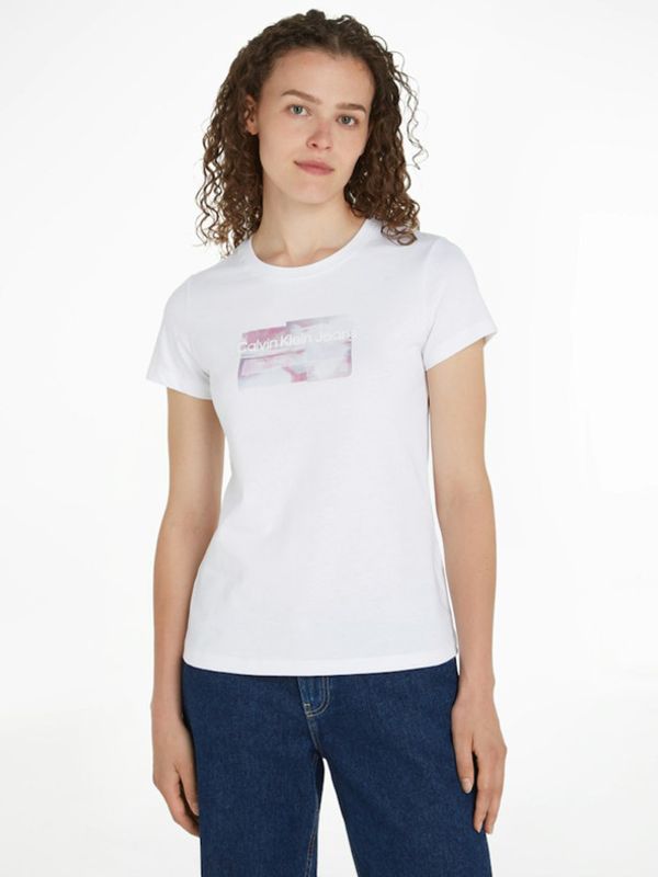 Calvin Klein Jeans Calvin Klein Jeans T-shirt Byal