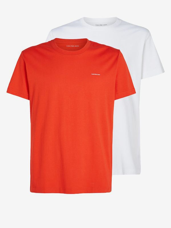 Calvin Klein Jeans Calvin Klein Jeans Тениска 2 бр Cherven