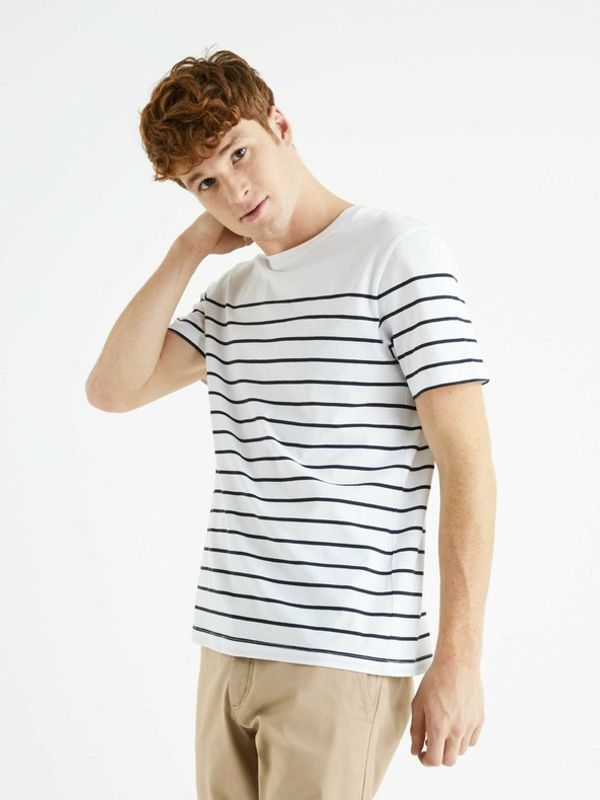 Celio Celio Bebaser T-shirt Byal