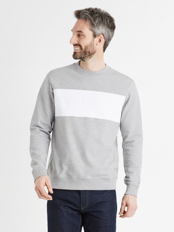 Celio Celio Deatle Sweatshirt Siv