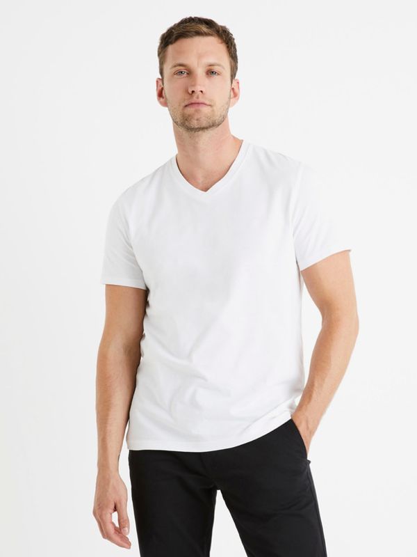 Celio Celio Debasev T-shirt Byal