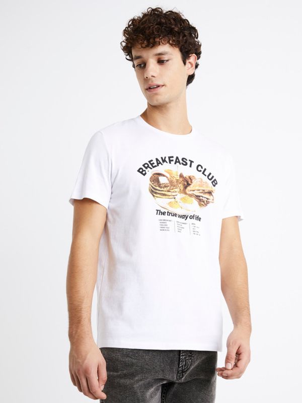 Celio Celio Debreaki T-shirt Byal