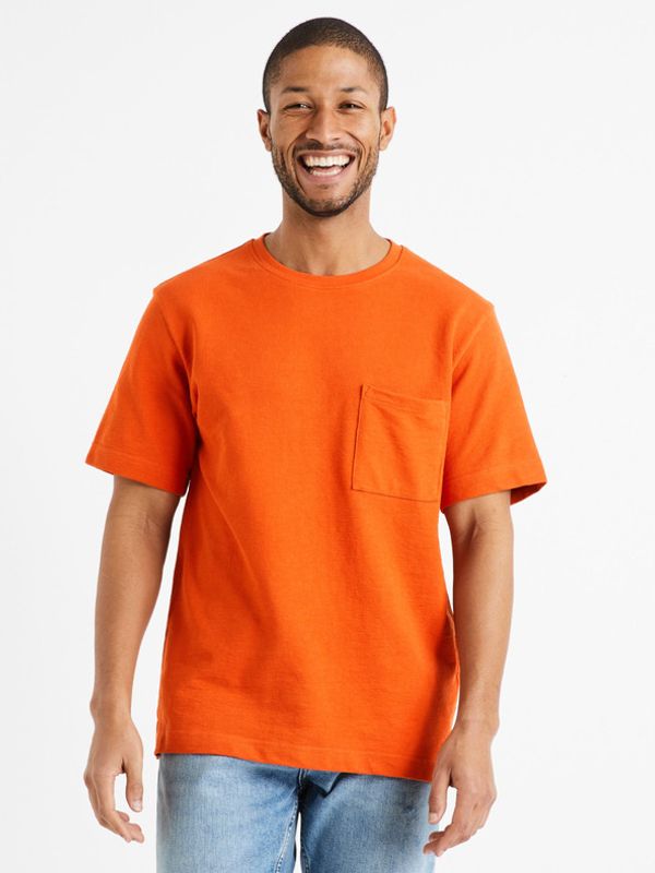 Celio Celio Degauffre T-shirt Oranzhev