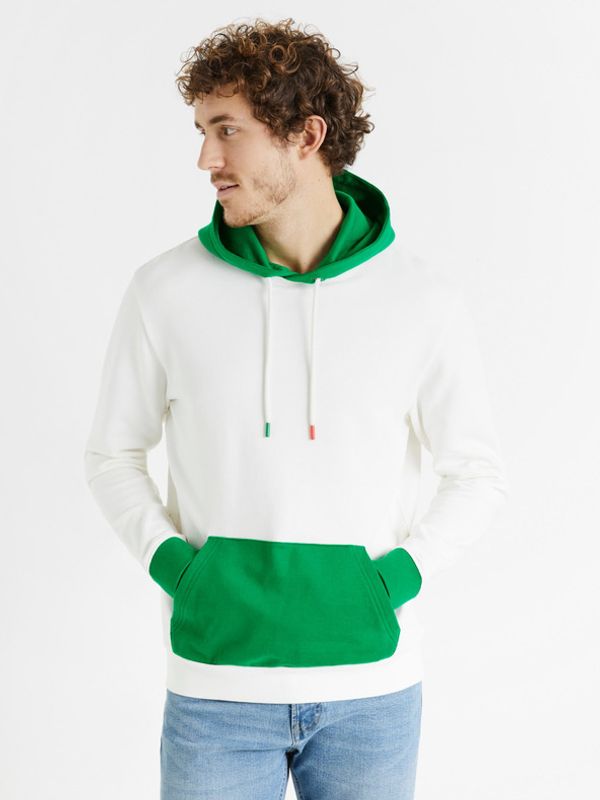 Celio Celio Demultico Sweatshirt Byal