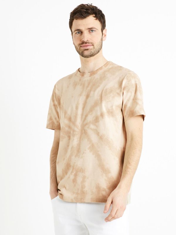 Celio Celio Deswirl T-shirt Bezhov