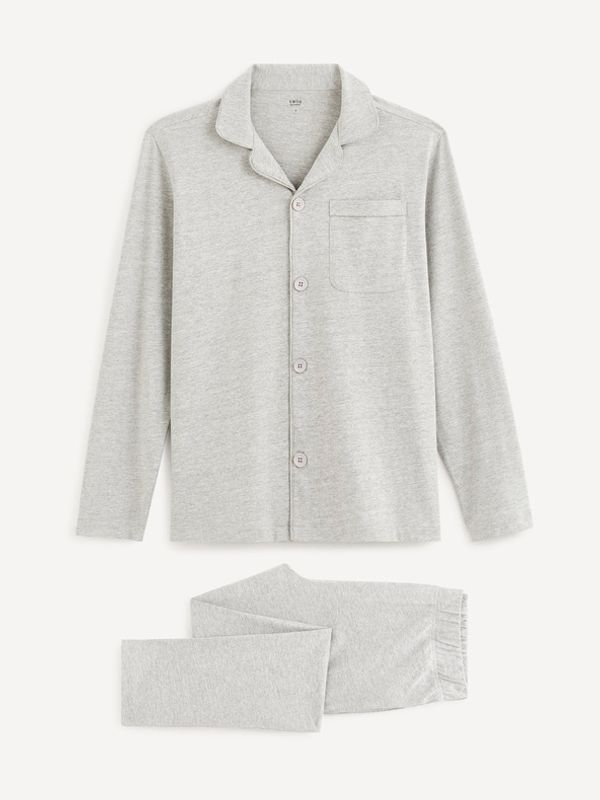 Celio Celio Dijersey Pyjama Siv