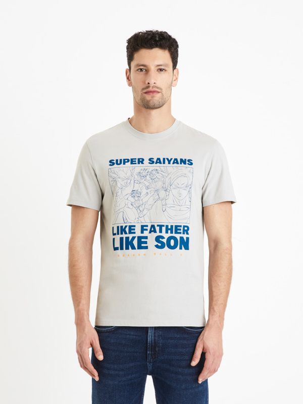 Celio Celio Dragon Ball Z T-shirt Siv