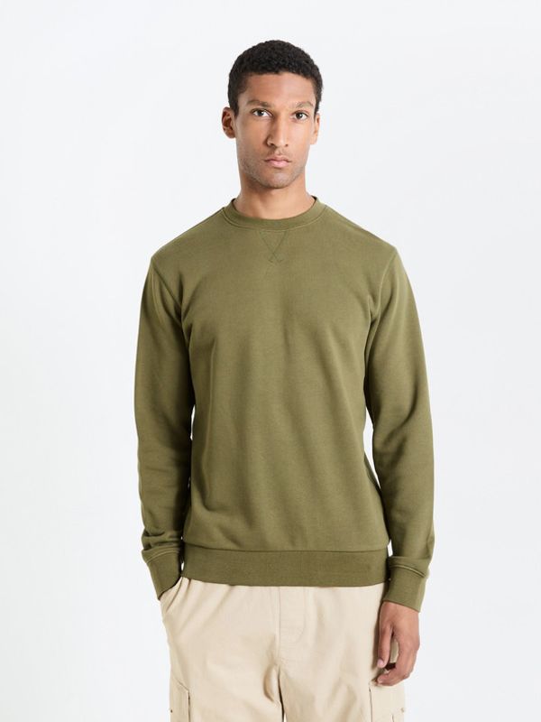 Celio Celio Feseven Sweatshirt Zelen