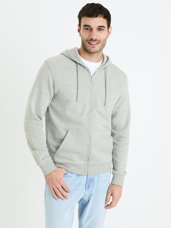 Celio Celio Fethree Sweatshirt Siv