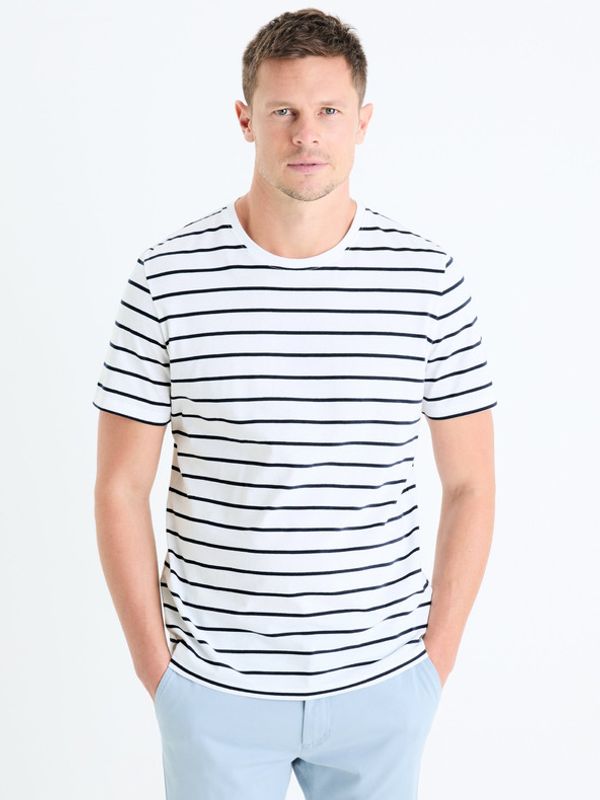 Celio Celio Gebaser T-shirt Byal