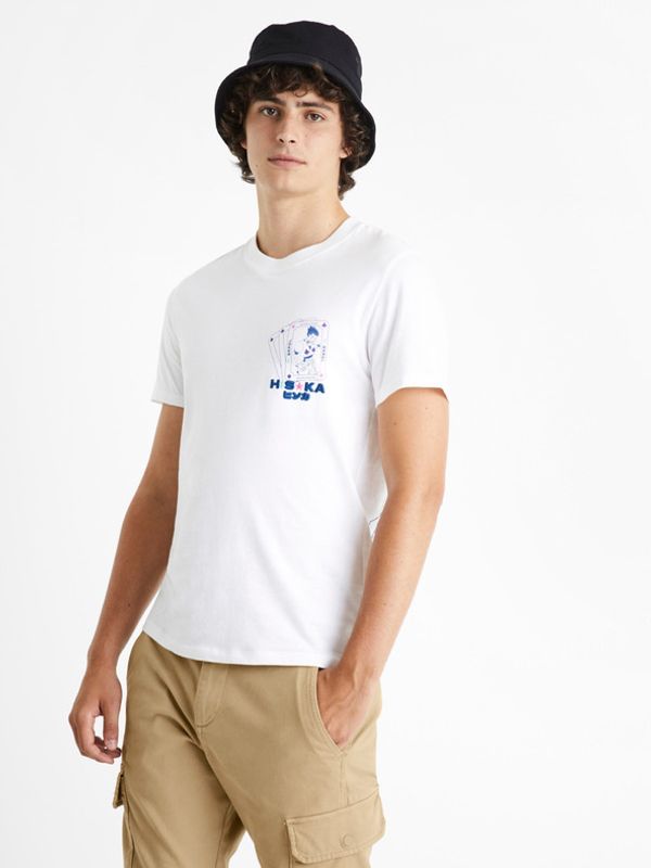 Celio Celio Hunter x Hunter T-shirt Byal