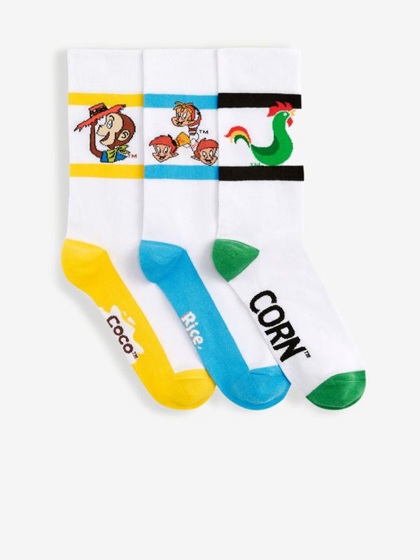 Celio Celio Kellogg's Чорапи 3 чифта Byal
