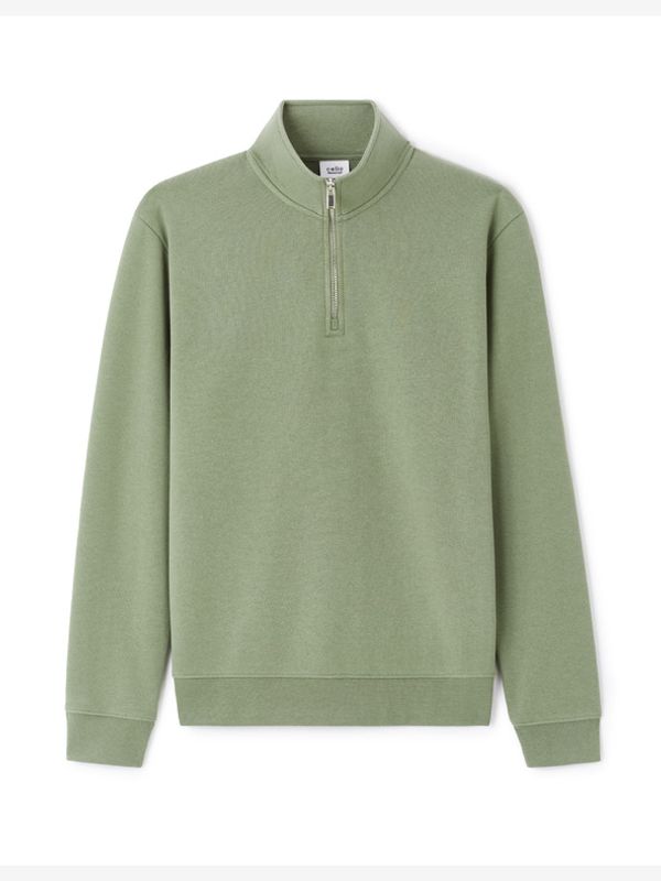 Celio Celio Letreuk Sweatshirt Zelen