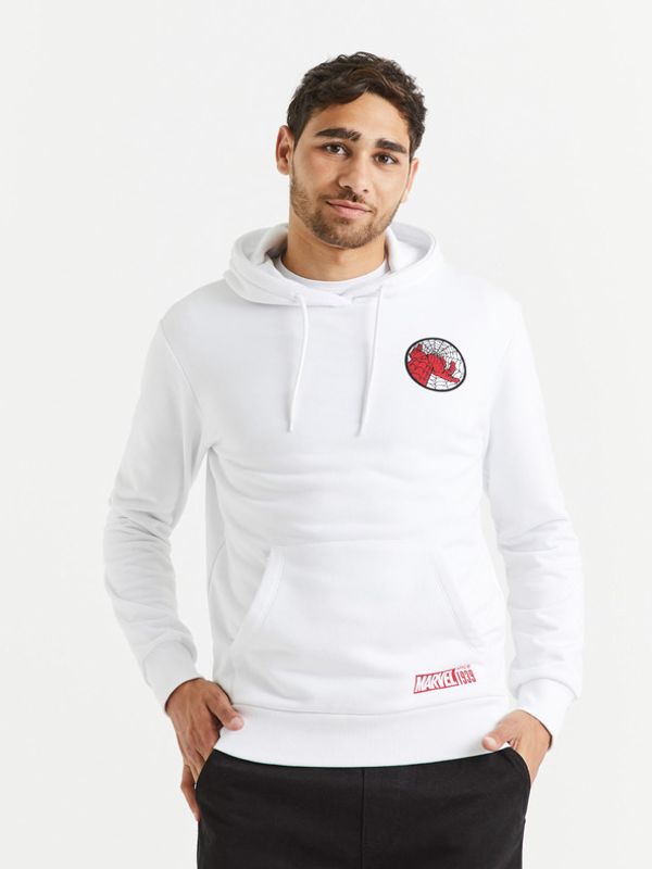 Celio Celio Lvespidsw Sweatshirt Byal
