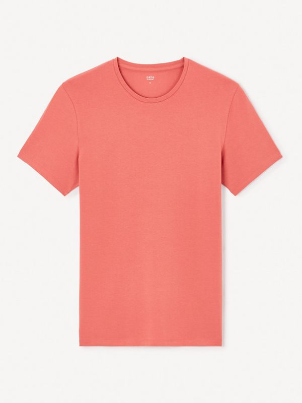 Celio Celio Neunir T-shirt Cherven
