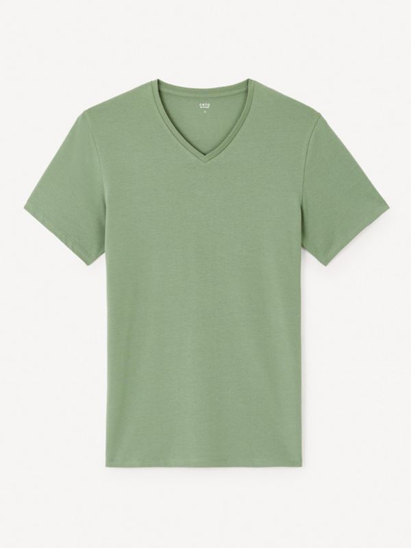 Celio Celio Neunir T-shirt Zelen