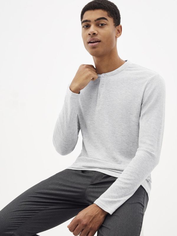 Celio Celio Sewaffle T-shirt Siv