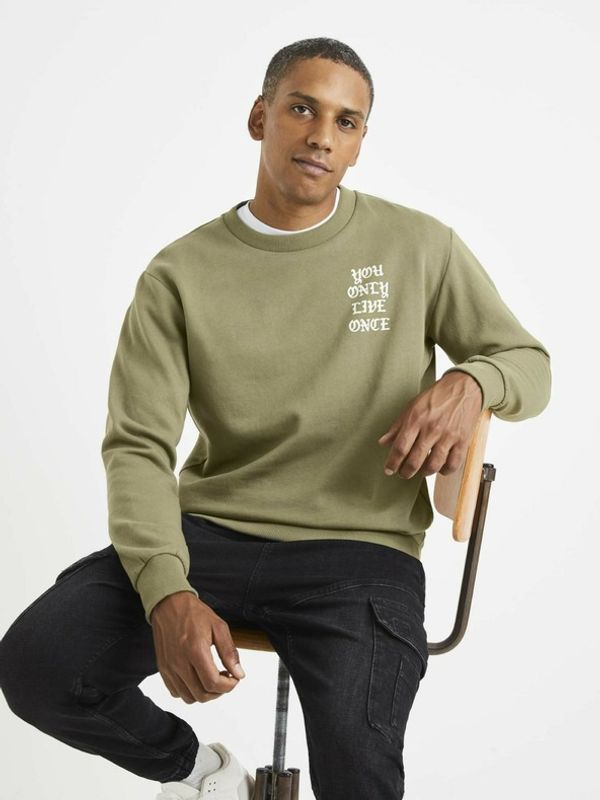 Celio Celio Sweatshirt Zelen