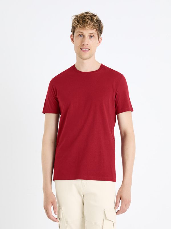 Celio Celio Tebase T-shirt Cherven