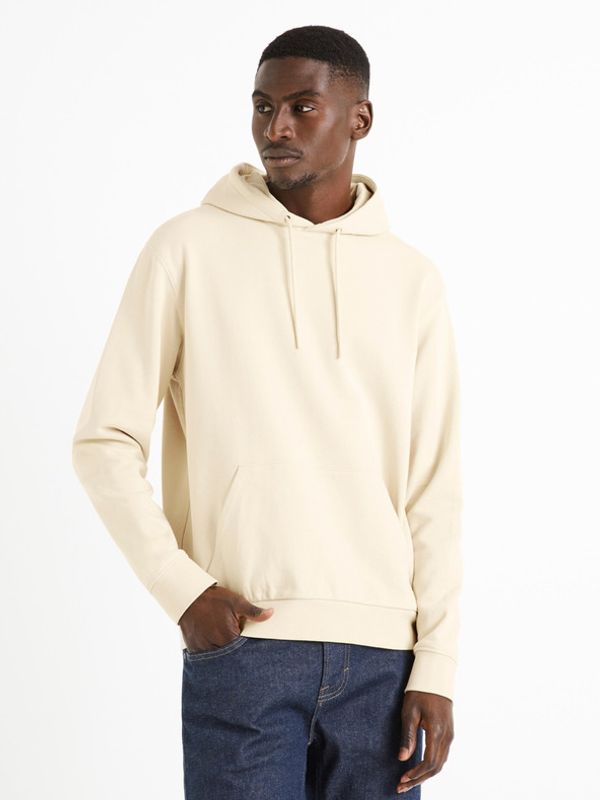 Celio Celio Tehoodie Sweatshirt Bezhov
