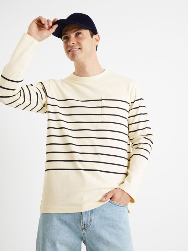 Celio Celio Veboxmlr T-shirt Byal