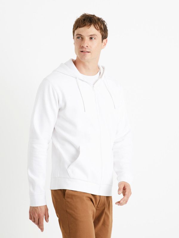 Celio Celio Vethree Sweatshirt Byal