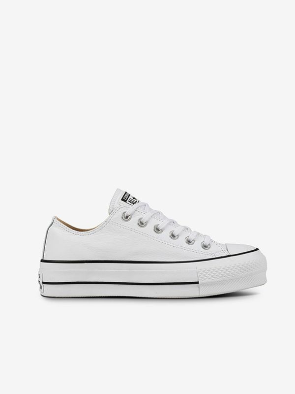 Converse Converse Chuck Taylor All Star Lift Platform Leather Спортни обувки Byal