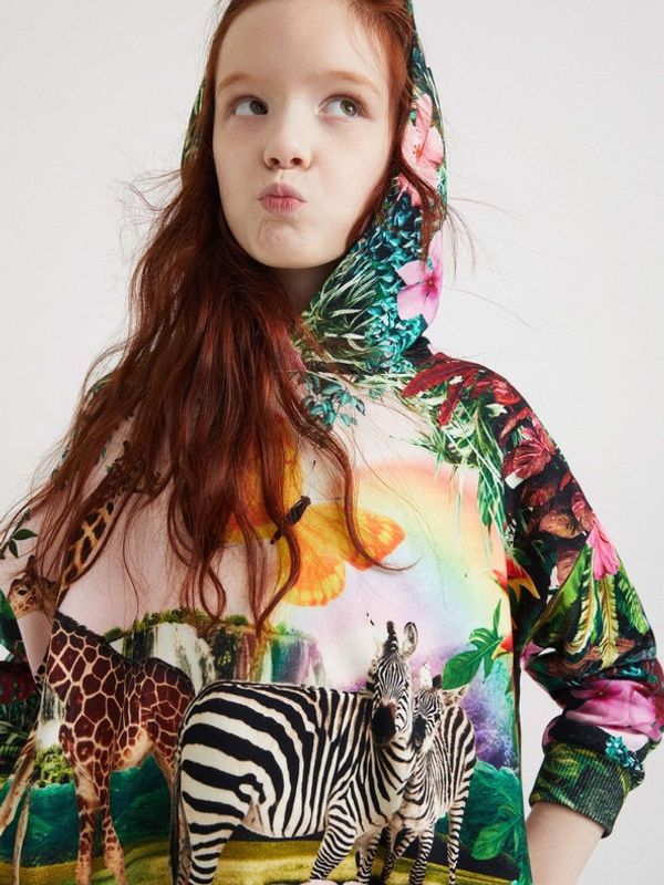 Desigual Desigual Agata Суитшърт детски Rozov