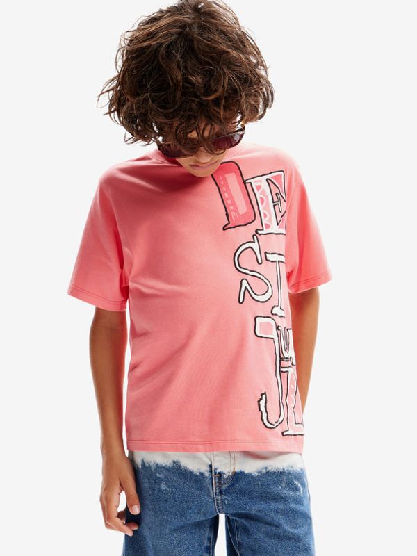 Desigual Desigual Ander Children's T-shirt Cherven