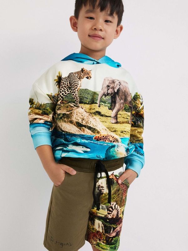 Desigual Desigual Angel Къси панталони детски Zelen