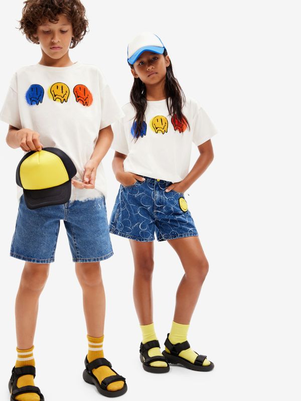 Desigual Desigual Asher Тениска детски Byal