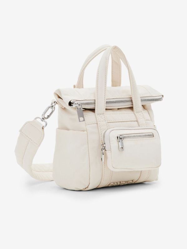 Desigual Desigual Basic Modular Voyager Micro Дамска чанта Byal