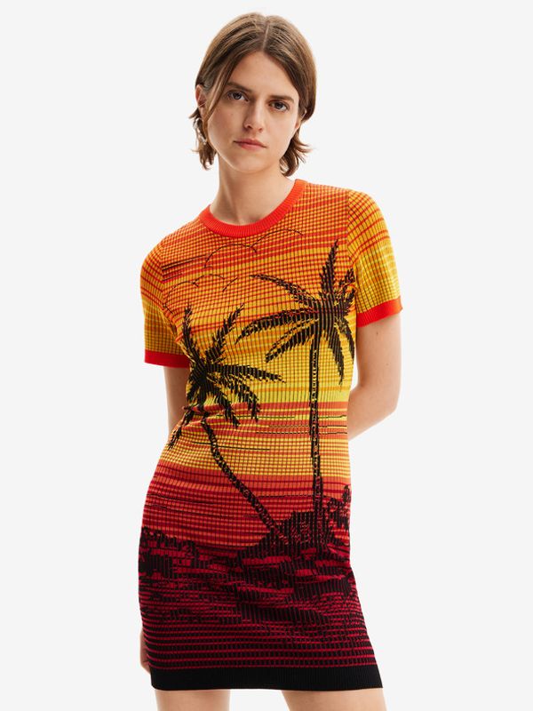 Desigual Desigual Bipalmeri Рокля Oranzhev