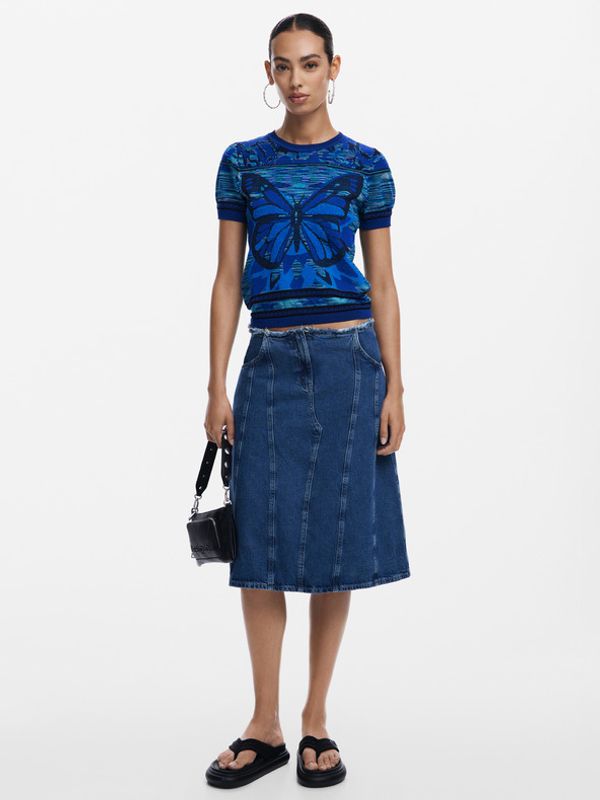 Desigual Desigual Butterfly T-shirt Sin