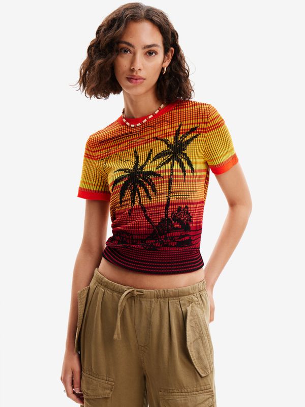 Desigual Desigual Dubai T-shirt Oranzhev
