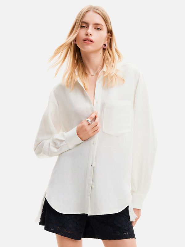 Desigual Desigual Fringes Риза Byal