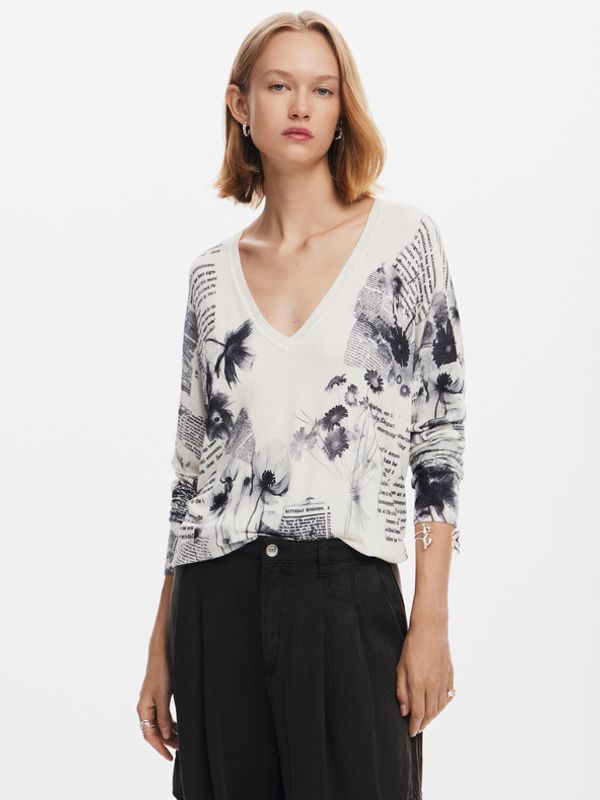 Desigual Desigual Kawartha Lakes Пуловер Byal