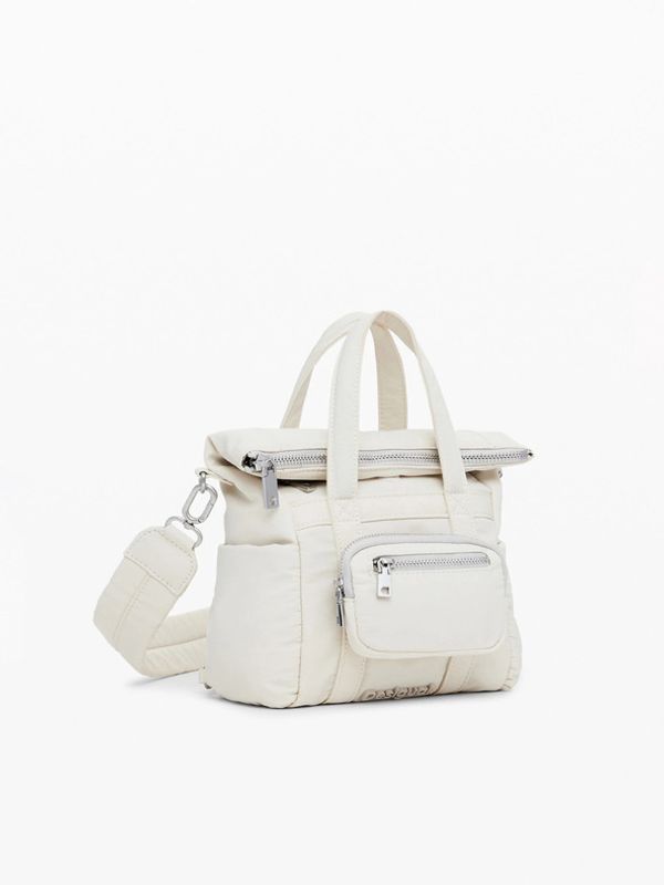 Desigual Desigual Modular Voyager Micro Дамска чанта Byal