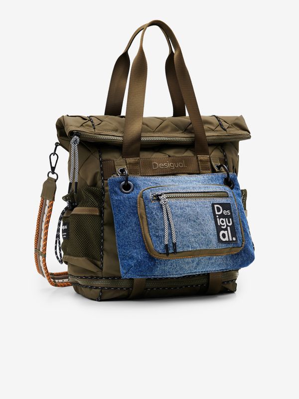 Desigual Desigual Modularis Braided Voyager Раница Zelen