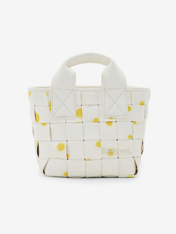 Desigual Desigual New Splatter Valdivia Micro Дамска чанта Byal