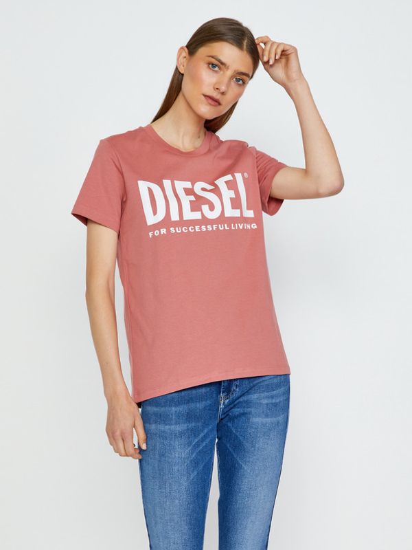 Diesel Diesel Sily-Ecologo T-shirt Rozov