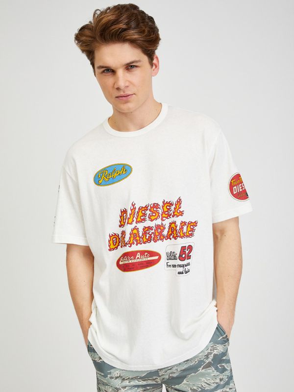 Diesel Diesel T-shirt Byal