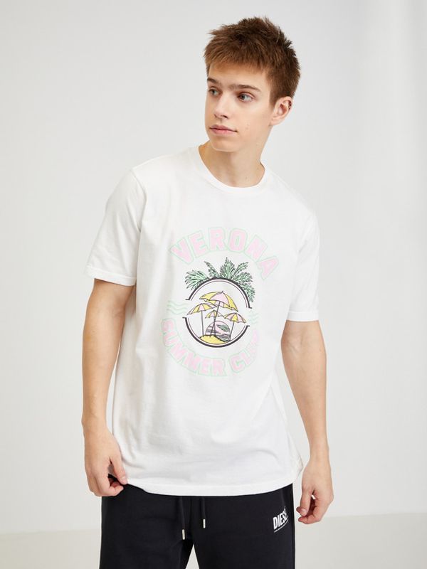 Diesel Diesel T-shirt Byal