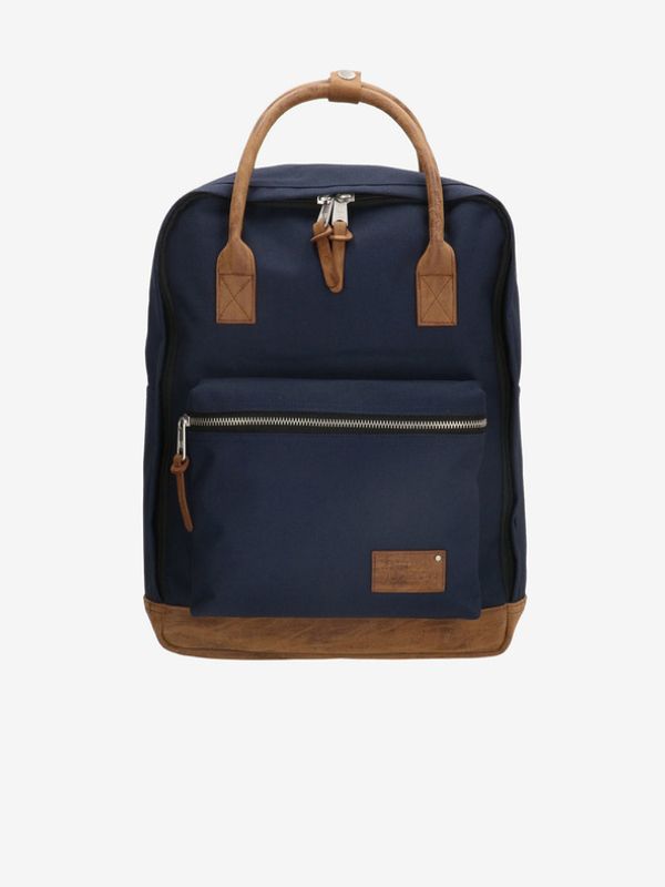 Enrico Benetti Enrico Benetti Santiago Notebook 17 l Blue Раница Sin