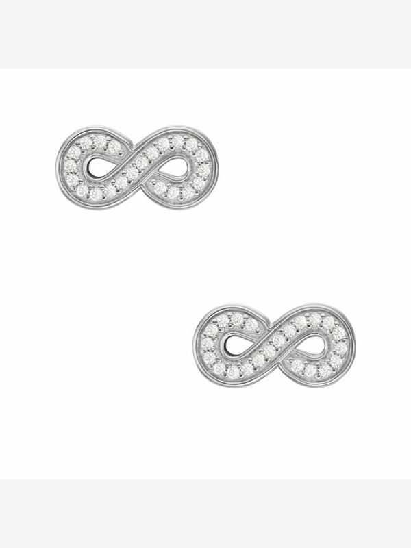 Fossil Fossil Обици Srebaren